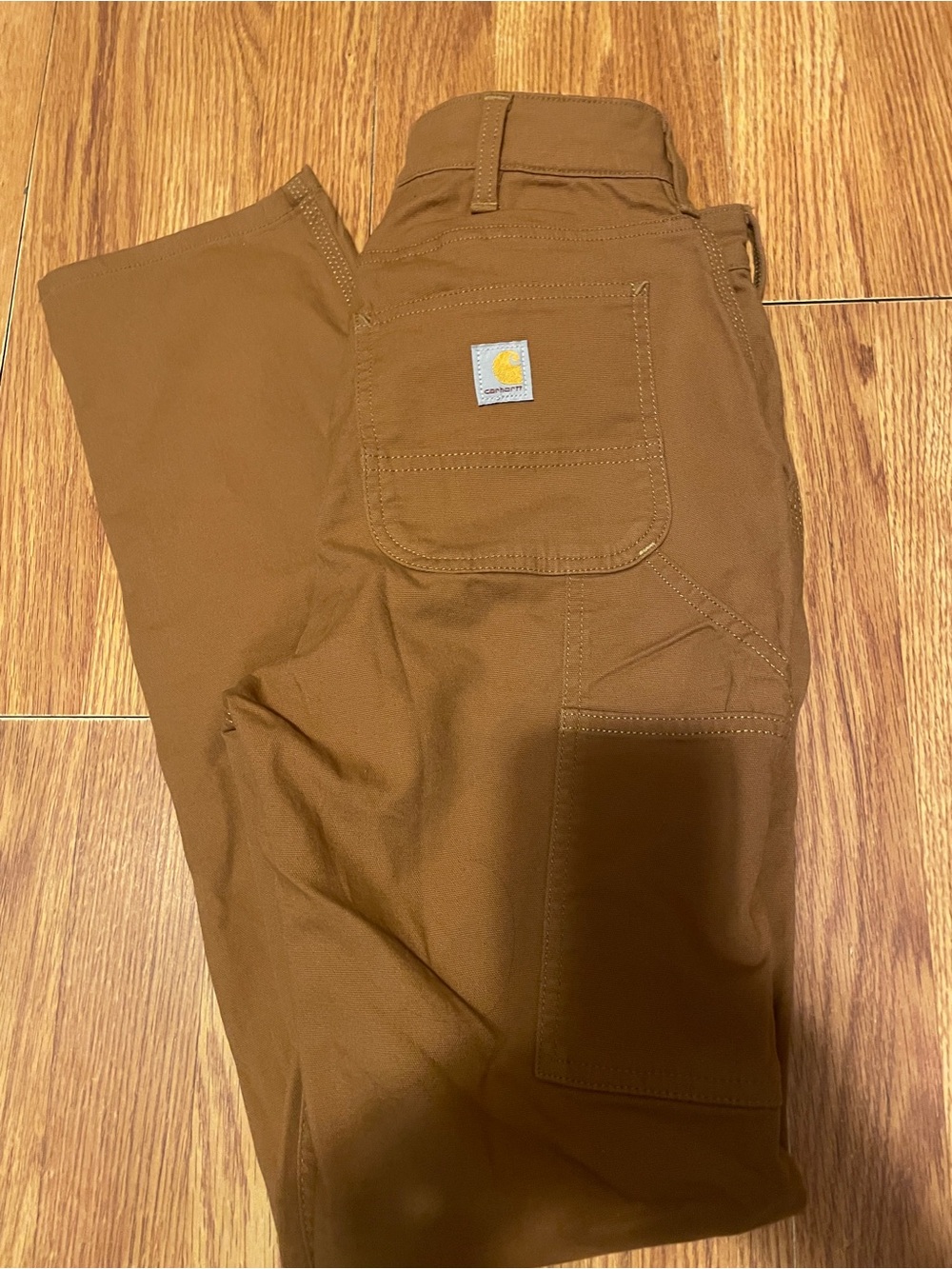Carhartt Brown Carpenter Cargo Pants - Heavy-Duty Workwear